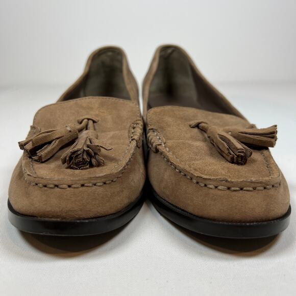 Lauren Ralph Lauren Suede Loafers Women's 9.5 Pomona Tassel Academia Preppy - Picture 3 of 10